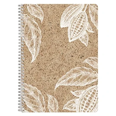 Image of Clairefontaine 83544C A Spiral Notebook Cover paper made with cocoa shells A4 21 x 29.7 cm 148 Lined Pages Margin 90g ivory 3 visuals, random delivery