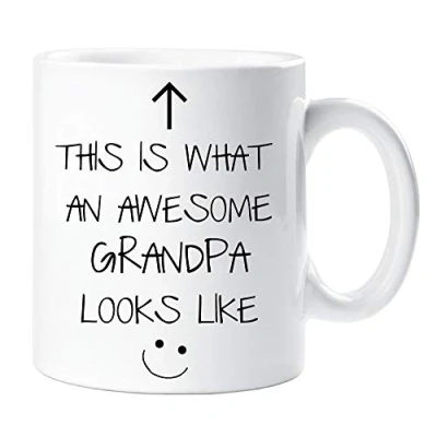 Image of 60 Second Makeover Limited This is What an Awesome Grandpa Looks Like V2 Mug Fathers Day Birthday Christmas Cup Gift