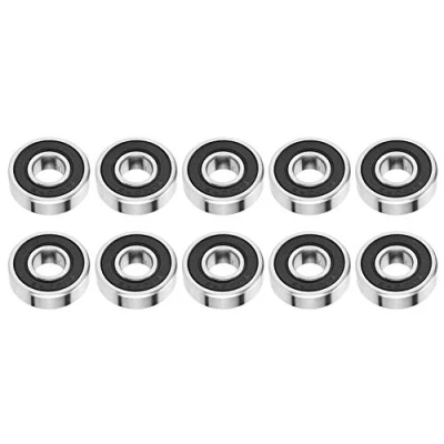 Image of Ball Bearing,Deep Groove Bearing 10pcs 6000 2RS Rubber Metal 10mm*26mm*8mm