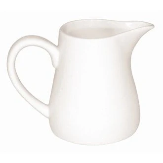 Image of Olympia U819 Cream Or Milk Jug With Handle, 6 oz. (Pack of 6),White