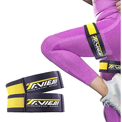 Image of Occlusion Bands for Women Glutes &amp; Hip Building, Blood Flow Restriction BFR Bundle Booty Bands, Best Fabric Resistance Exercising Your Butt, Squat, Thigh, Fitness