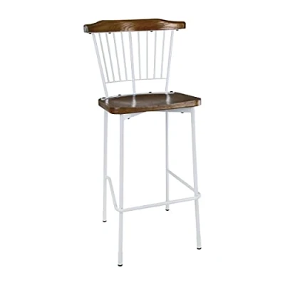 Image of Bolero Scandi High Stools White (2 pack)