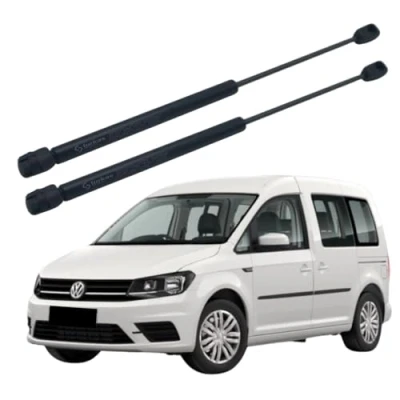 Image of TURKAS, 2x Rear Tailgate Boot Gas Spring Struts For VW CADDY MK3 MK4 ESTATE, (2010 ONWARDS), Lift Support System 250 (N) 555mm