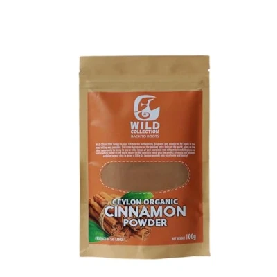 Image of Wild Collection Ceylon Cinnamon Sticks, Powder Product of Sri Lanka (100g, Powder)