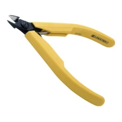 Image of Lindström 8150 CO Antistatic Diagonal Cutter with Oval Head, Yellow/Black, 112.5 mm