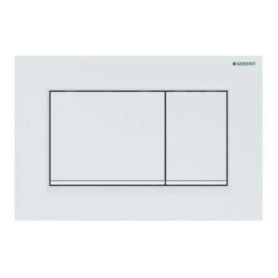 Image of Geberit Sigma30 115.883.11.1 Flushing Plate 2 Quantity White Matt 115883111