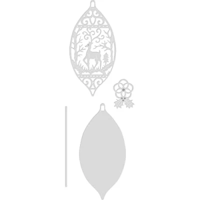 Image of Deer Bauble Sweet Dixie Cutting Die
