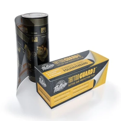 Image of Believa Tattoo Sun protection film Black UV skin Breathable, waterproof and flexible 10m x 15cm (roll)