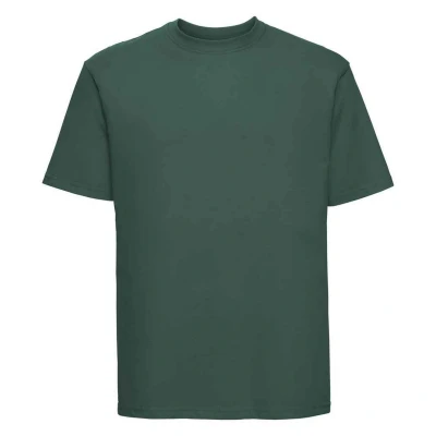 Image of Russell Athletic Mens Ringspun Cotton Classic T Shirt (Bottle Green) Size 2XL