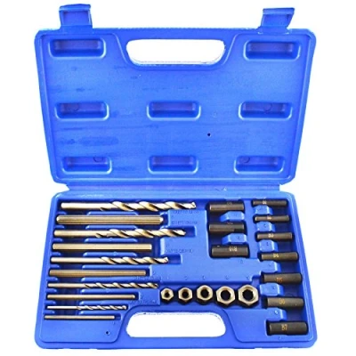 Image of Screw Extractor Easy Out Drill and Guide Set Broken Screw/Bolt Remover AT049