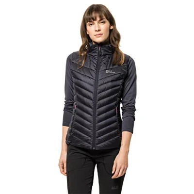 Image of Jack Wolfskin Women&#039;s Passamani Vest, Graphite, XS