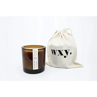 Image of WXY. Big Amber Candle Smoked Rose &amp; Sumatran Pine