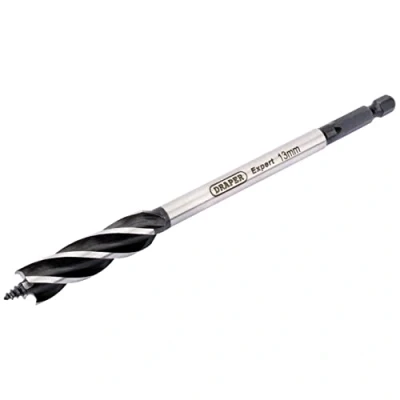 Image of Draper 4 Fluted Auger Bit, 13 x 165mm