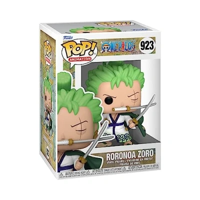 Image of Funko POP! Animation: One Piece Roronoa Zoro Collectable Vinyl Figure Gift Idea Official Merchandise Toys for Kids &amp; Adults Anime Fans Model Collectors and Display