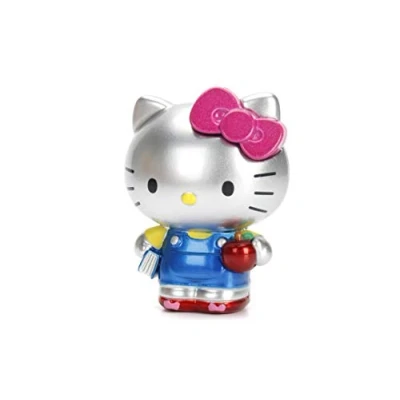Image of Dickie Toys 253240001 Hello Kitty Figur aus Druckguss Collectible Die Cast Figurine 3 Different Versions Package Includes: 1 Piece, 6 cm, Ages 3+, Multicoloured