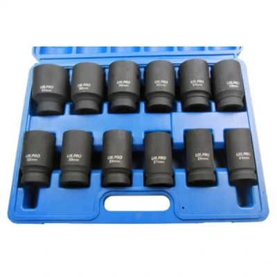 Image of US PRO 12pc 3/4 Dr 6 pointDeep Impact Sockets Metric B1360