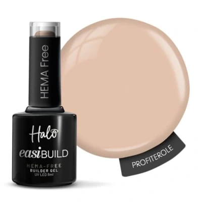 Image of Halo Easibuild Builder Gel 8ml Profiterole UV/LED For Nails, Natural Growth &amp; Nail Strengthener. Hema Free Art Professional Manicure Repair