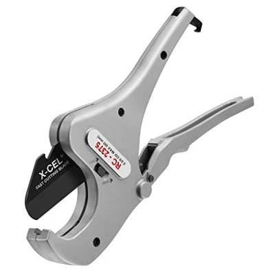 Image of RIDGID 30088 Model RC 2375 Ratchet Action Plastic Pipe and Tubing Cutter, 1/8 inch to 2 3/8 Chrome