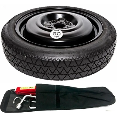 Image of HONDA JAZZ (2015 PRESENT) 15&quot; SPACE SAVER SPARE WHEEL + TOOL KIT