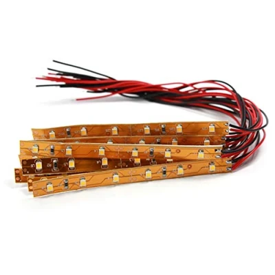 Image of Evemodel 10pcs Prewired WARM White Strip Led Light Self adhesive 12V 18V 10CM DD04WM 10N EU