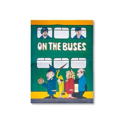 Image of Sporting Profiles On the Buses Stan Butler Blakey Official Polar Fleece Blanket Large 130x170cm