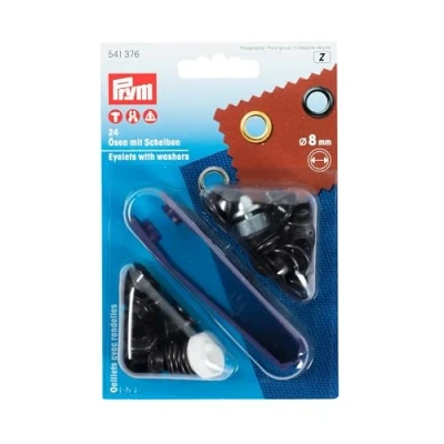 Image of Prym Bronze (8mm) Eyelets and Washers 1 Count