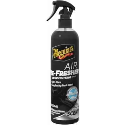 Image of Meguiar’s Air Re Fresher Odor Fighting Spray Black Chrome Scent Convenient Car Freshener that Instantly Fights Odors and Leaves Behind a Long Lasting, refreshing Scent, 8 Oz