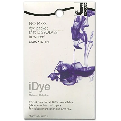 Image of Jacquard iDye Lilac Fabric Dye for Textiles Using Natural Fibres14g No Mess Packet