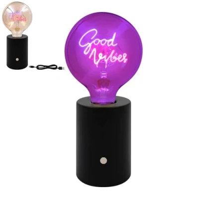 Image of Lesser &amp; Pavey LED Text Lamp Good Vibes Night Lights Gift for Your Loved Ones Living Room Décor Decorative Home Office