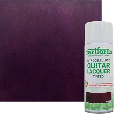 Image of dartfords Purple Nitrocellulose Guitar Lacquer 400ml Aerosol