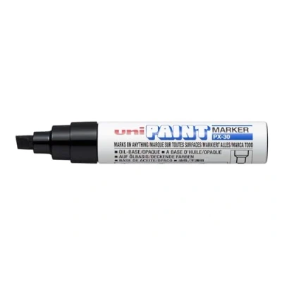 Image of UNI PX 30 Chisel Tip Black, UUPX30B