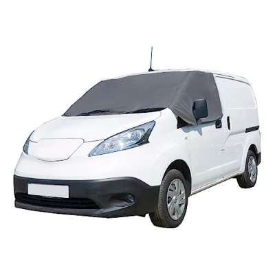 Image of UK Custom Covers SW657DARKGREY Luxury Front Windscreen Wrap Cover Dark Grey To Fit Nissan NV200 2009 2019