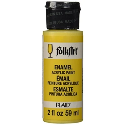 Image of Folkart Lemon Custard Enamels 2oz