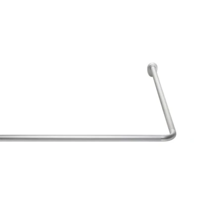 Image of Ridder 595100 350 Universal Corner Rail Aluminium Ø 25 mm Durable Anodised