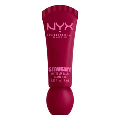 Image of NYX Professional Makeup Smushy Matte Lip Balm, Soft Finish, Hydrating &amp; Buildable Colour, Shade: Smile, 8ml