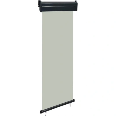 Image of vidaXL Balcony Side Awning 65x250 cm Grey