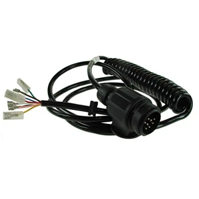 Image of Maypole Trailer Front Harness with 8 Pin (13 Type) Plug to Spade Terminals, Suitable Replacement for Ifor Williams Trailers