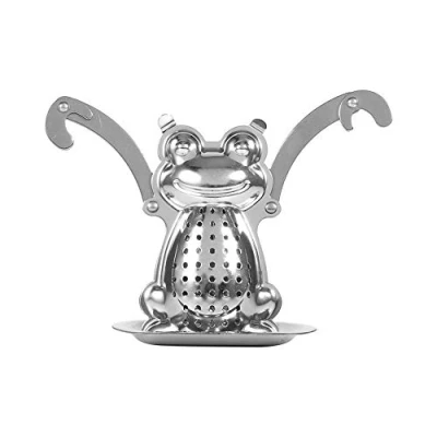 Image of Frog Shaped Stainless Steel Loose Tea Leaf Infuser Ball Strainer Filter Diffuser Herbal Spice