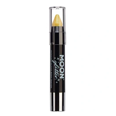 Image of Iridescent Glitter Paint Stick / Body Crayon makeup for the Face &amp; by Moon 3.5g Yellow