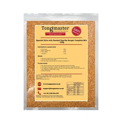 Image of Spanish Style with Smoked Paprika Burger Complete Mix 250g
