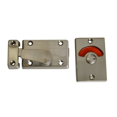 Image of Yale P 127 SC Indicator Bolt, Satin Chrome Finish, Standard Security, Visi Packed, suitable for wooden doors
