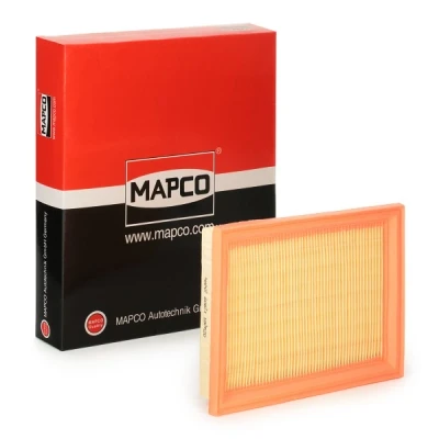 Image of 1140778, 1729854, 2S619601CA Air Filter MAPCO 60621 34mm 168mm 217mm angular Insert MINI: Hatchback, Convertible, FORD: FIESTA 5, Fusion Estate