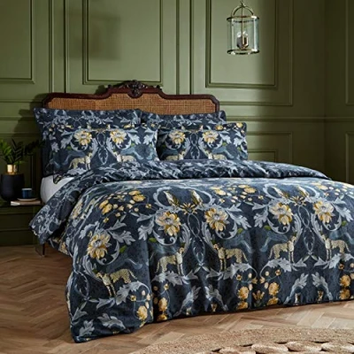 Image of Paoletti Contemporary Nouvilla Duvet Cover and Pillowcase Set, Multi, Single