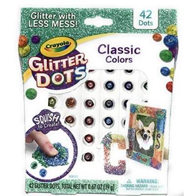 Image of Crayola Glitter DOTS Classic Colors
