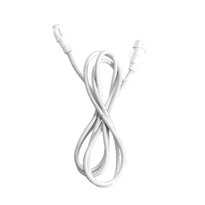 Image of Festive Lights ConnectPro Festoon Fairy Light Extension &amp; Starter Cable Accessories Connectable Outdoor Waterproof Ruber (2m, White Lead)