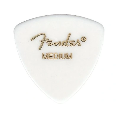 Image of Fender 346 Classic Celluloid Guitar Picks 72 Pack White Medium