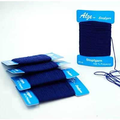 Image of Trimz Darning Wool, Navy, 5x20m