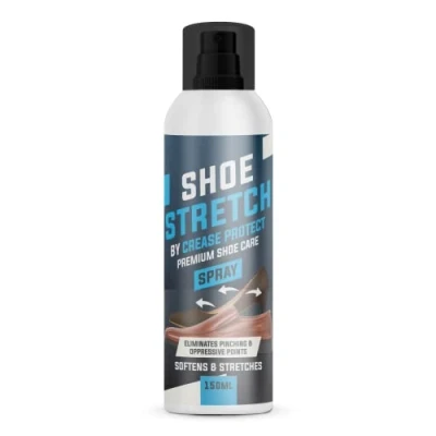 Image of Shoe Stretch Spray Soften &amp; Shoes Boots Leather Stretcher Works on Shoes, Including Suede Nubuck Eliminates Pressure Points Effective All Footwear for Women Men