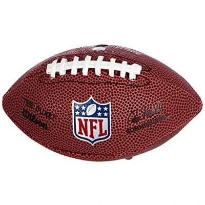 Image of Wilson Men&#039;s NFL Football Duke Replica, Brown, Micro