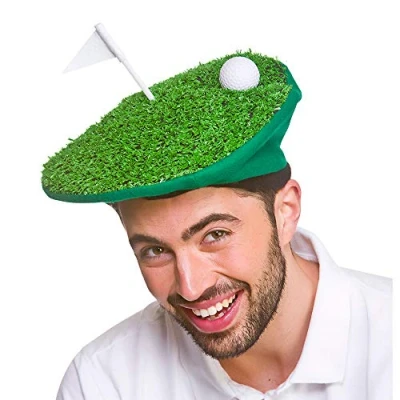 Image of Wicked Costumes Adult Unisex Funny Golf Hat Novelty Fancy Dress Accessory